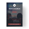 New Church Red Lines - Standard Invitation Card