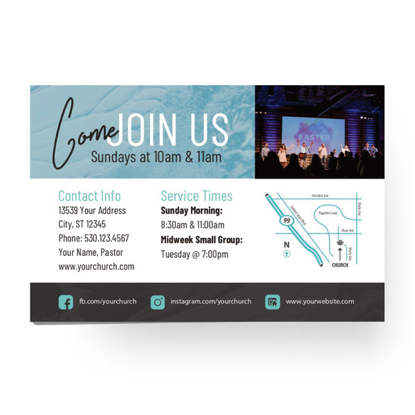 You're Invited This Sunday - Standard Invitation Card