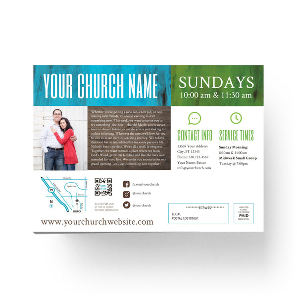 A New Church Coming Soon - Small EDDM Mailer