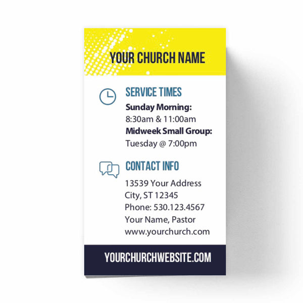 Come Visit This Sunday - Mini Invitation Card