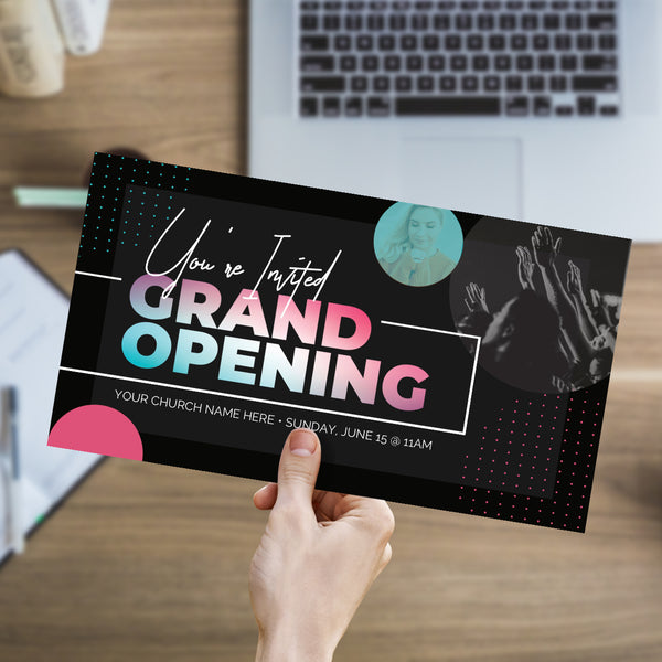 You're Invited Grand Opening - Large EDDM Mailer