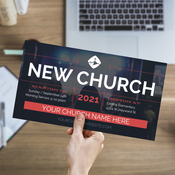 New Church Red Lines - Large EDDM Mailer