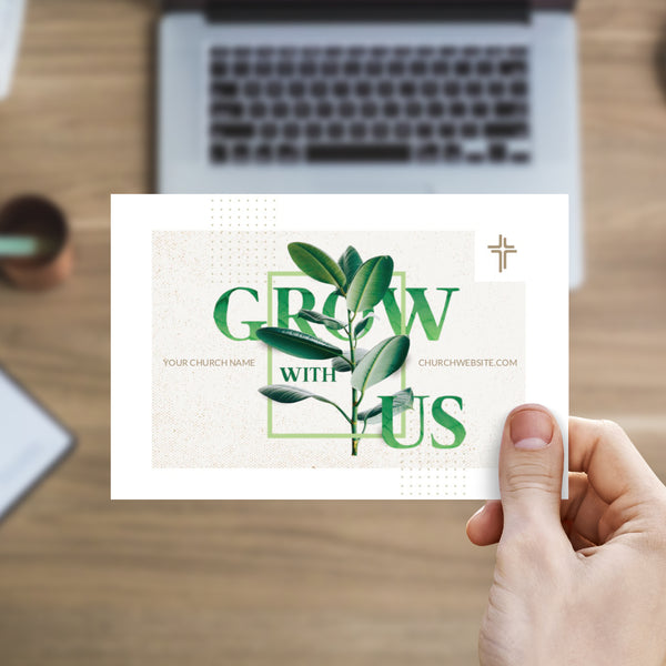 Grow With Us - Standard Invitation Card
