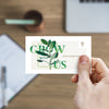 Grow With Us - Mini Invitation Card