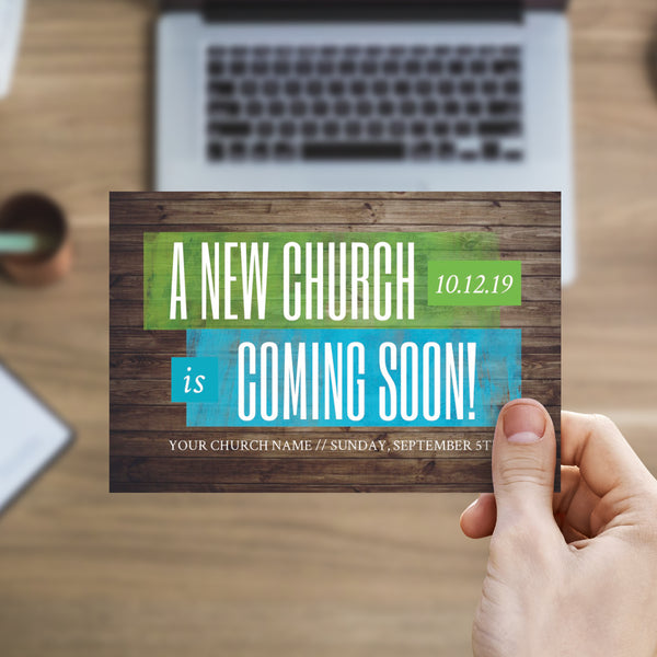 A New Church Coming Soon - Standard Invitation Card