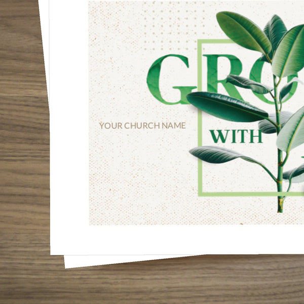 Grow With Us - Standard Invitation Card