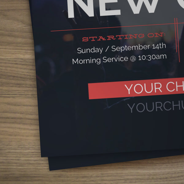 New Church Red Lines - Small EDDM Mailer